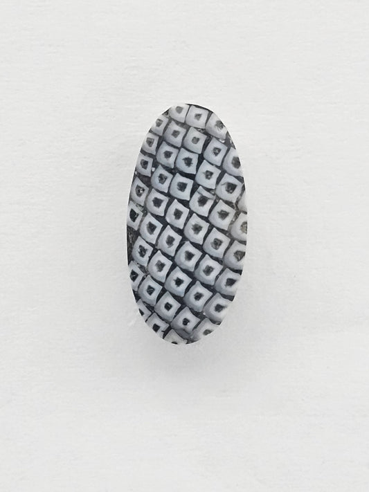 Snake skin agate cabochon