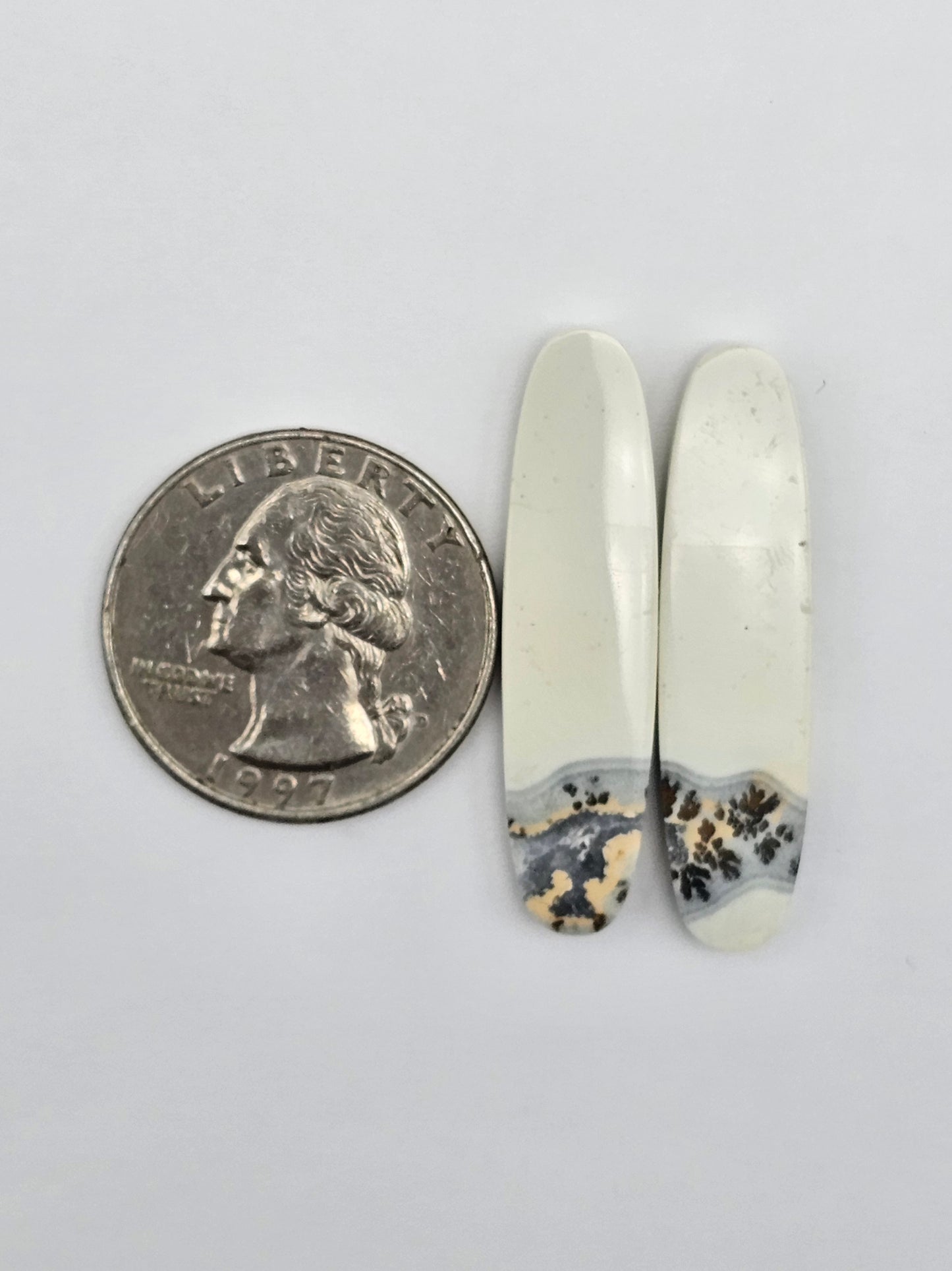 Maligano Jasper Cabochon Pair
