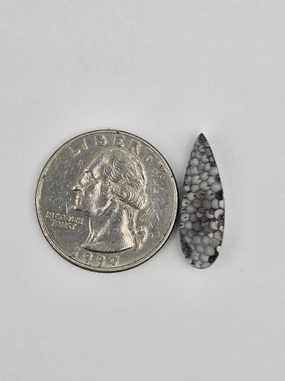 Snake skin agate cabochon