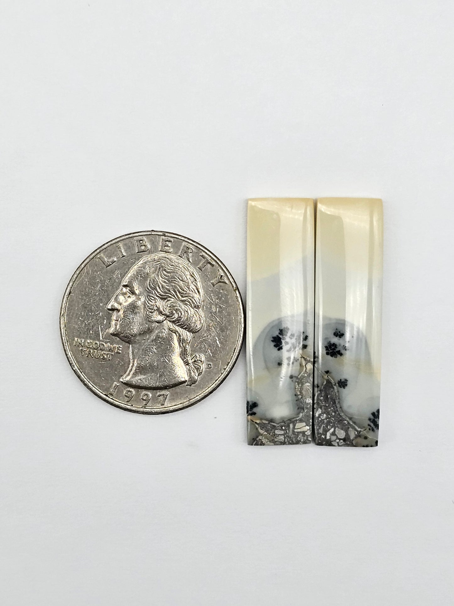 Maligano Jasper Cabochon Pair