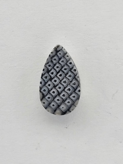 Snake skin agate cabochon