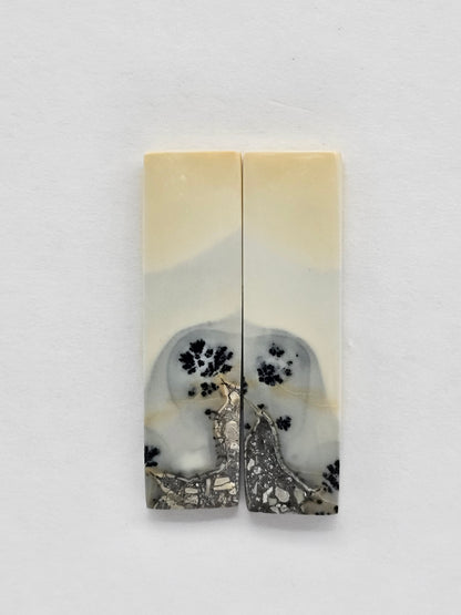 Maligano Jasper Cabochon Pair
