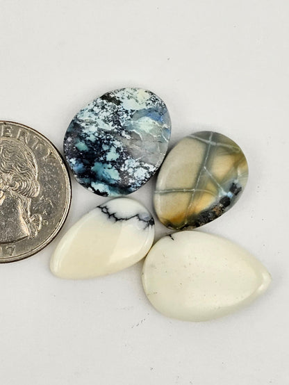 Dark moon variscite lot