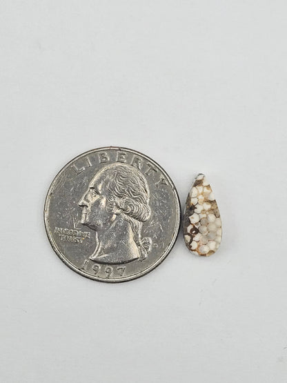 Snake skin agate cabochon
