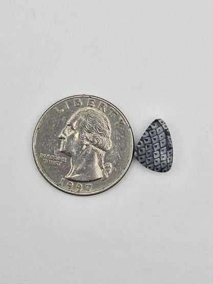 Snake skin agate cabochon