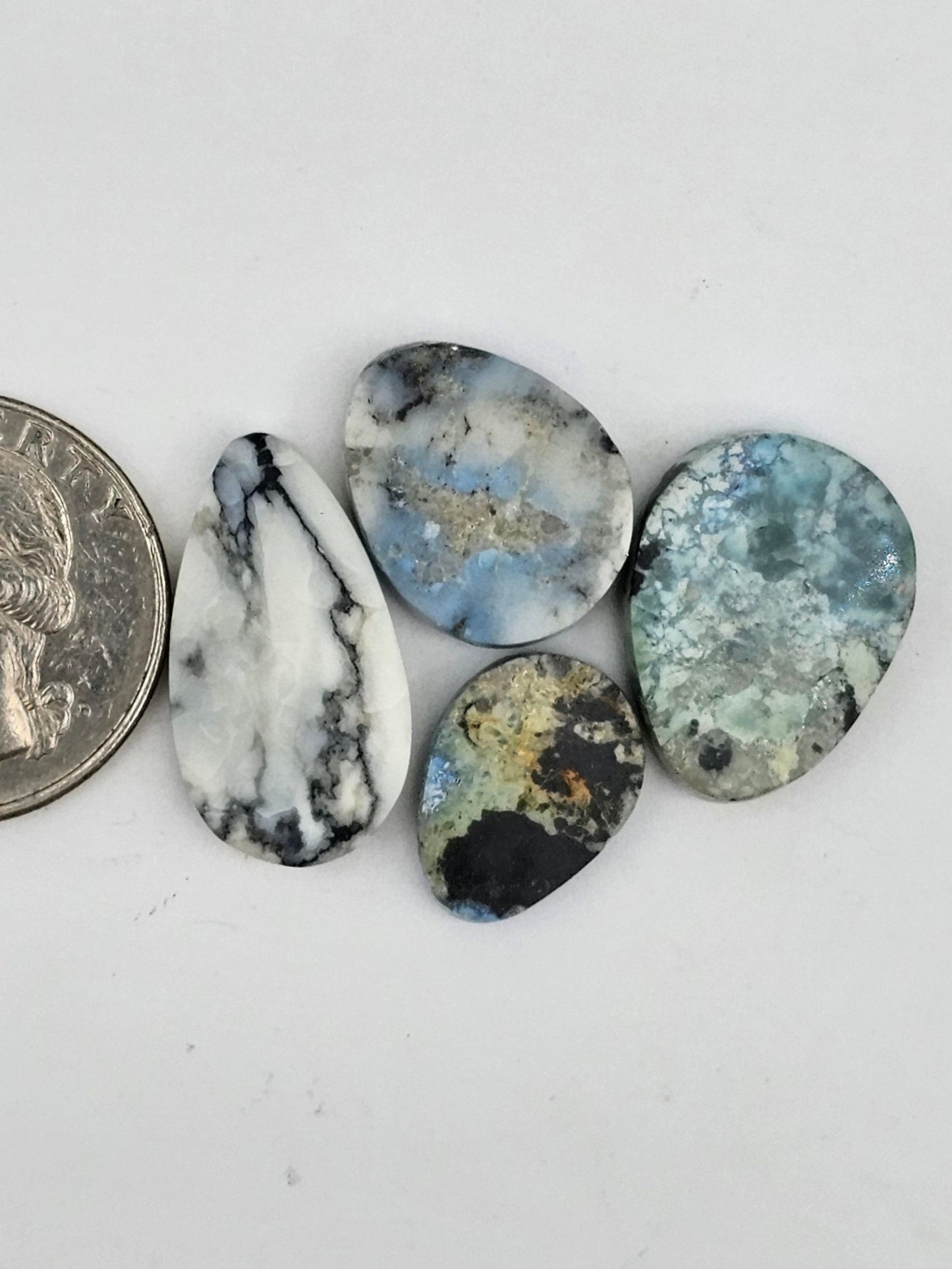 Dark moon variscite lot