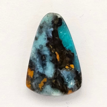 Blue Opal Petrified Wood Cabochon - High Quality