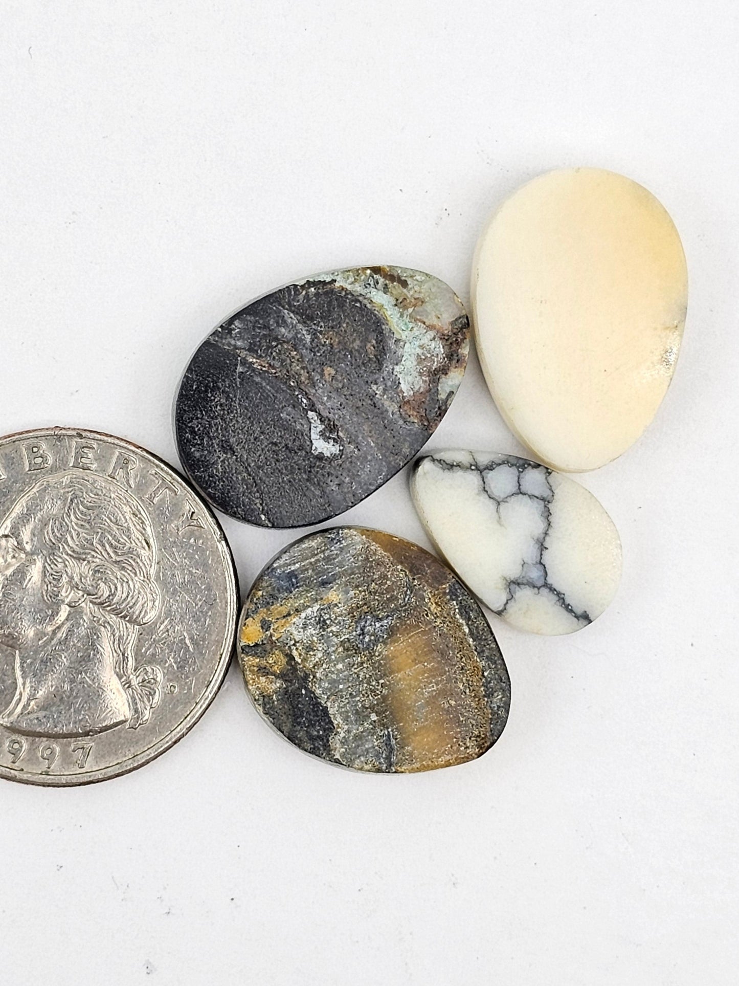 Dark moon variscite lot
