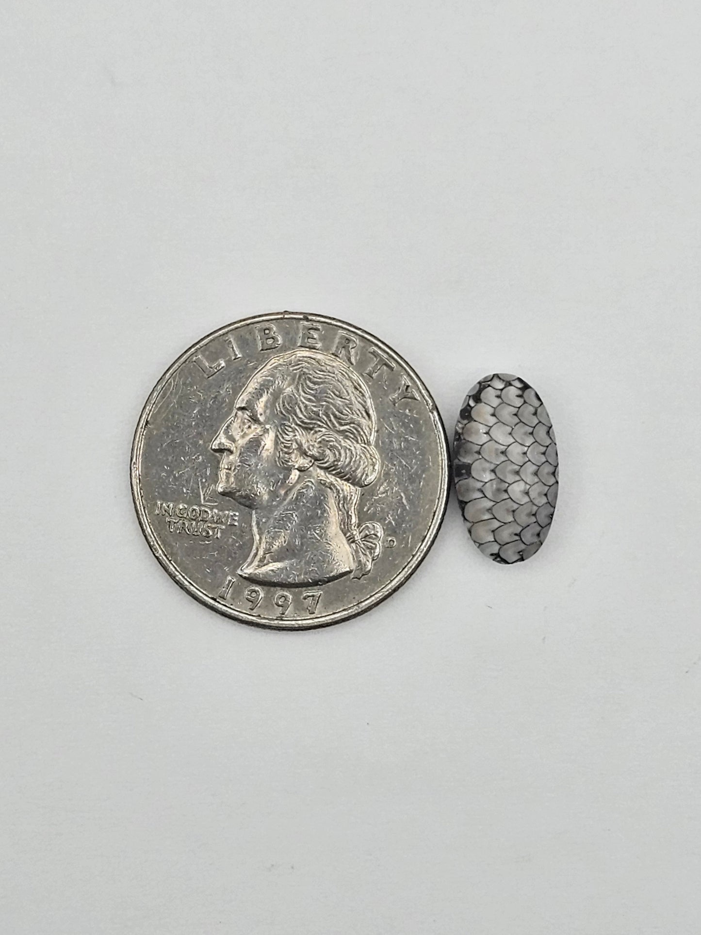 Snake skin agate cabochon