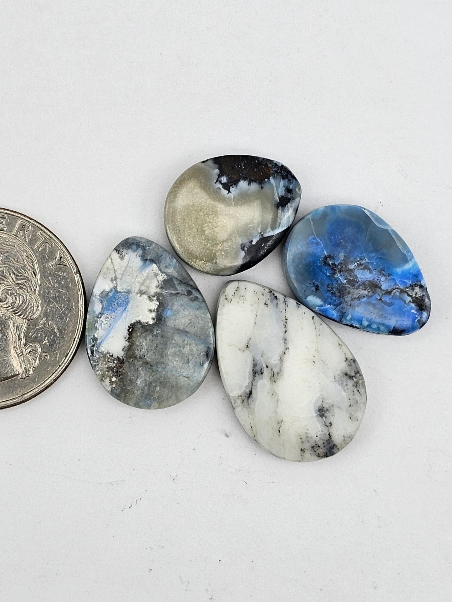 Dark moon variscite lot