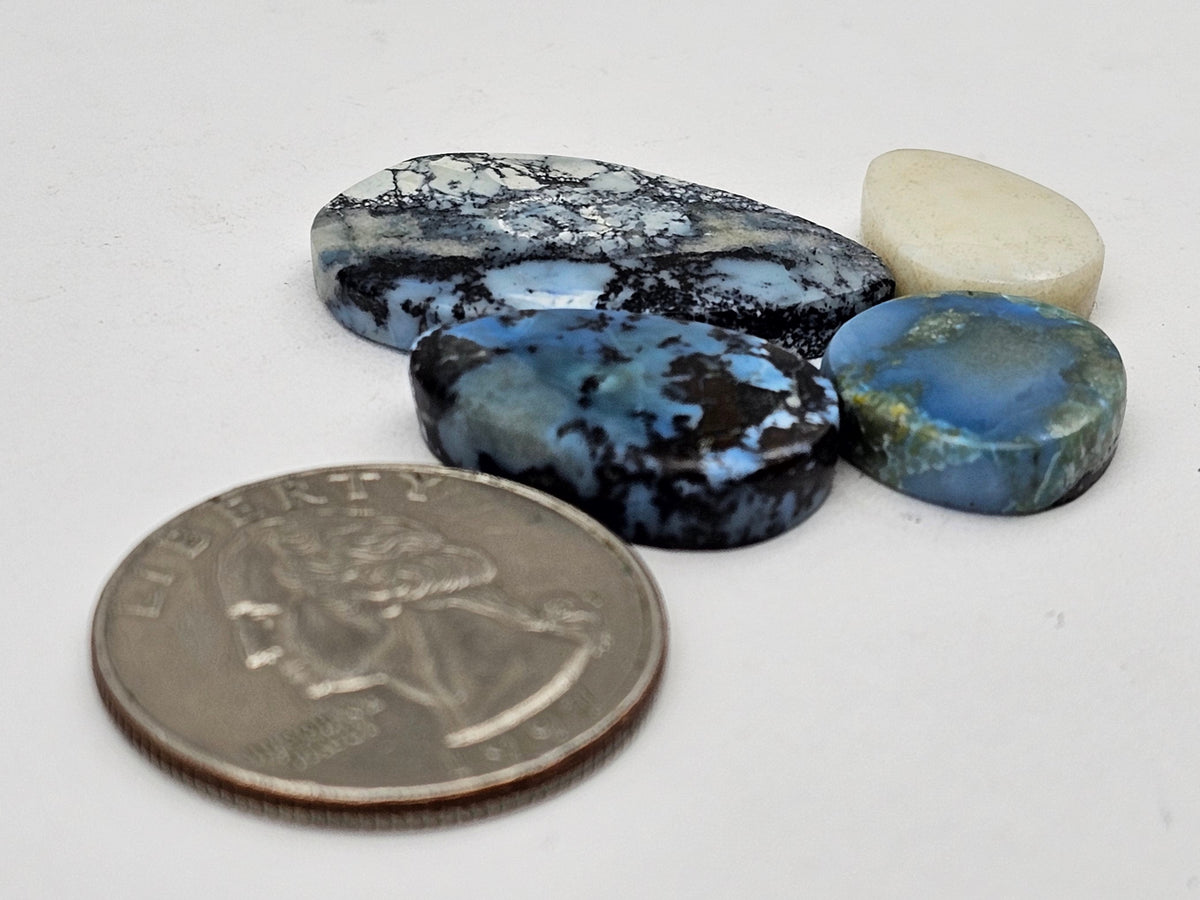 Dark moon variscite lot