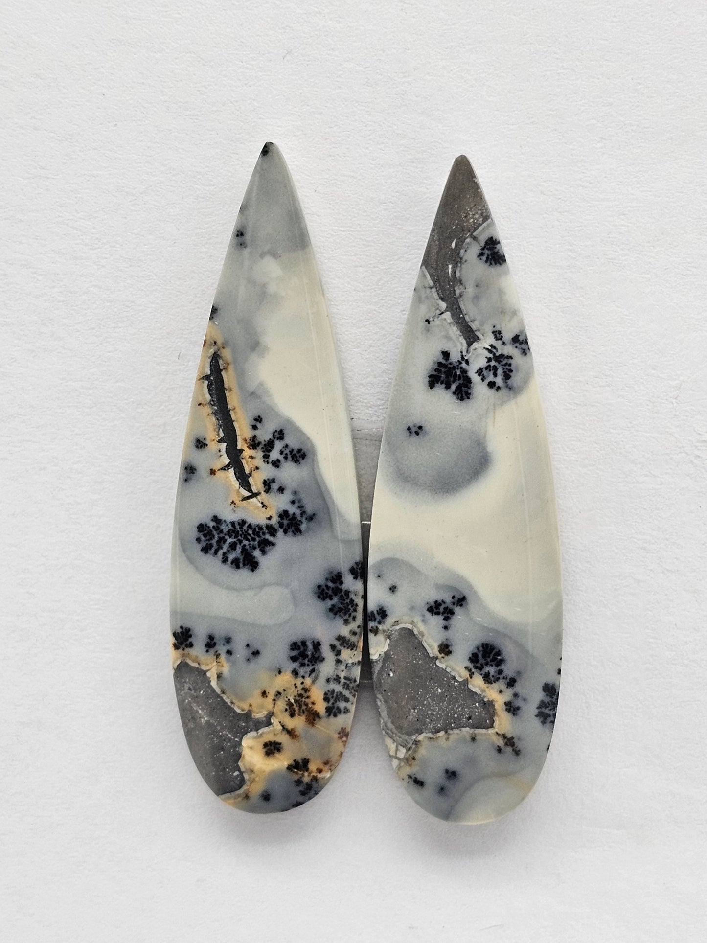 Maligano Jasper Cabochon Pair