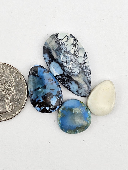 Dark moon variscite lot