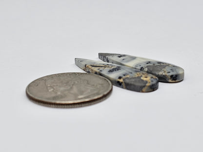 Maligano Jasper Cabochon Pair