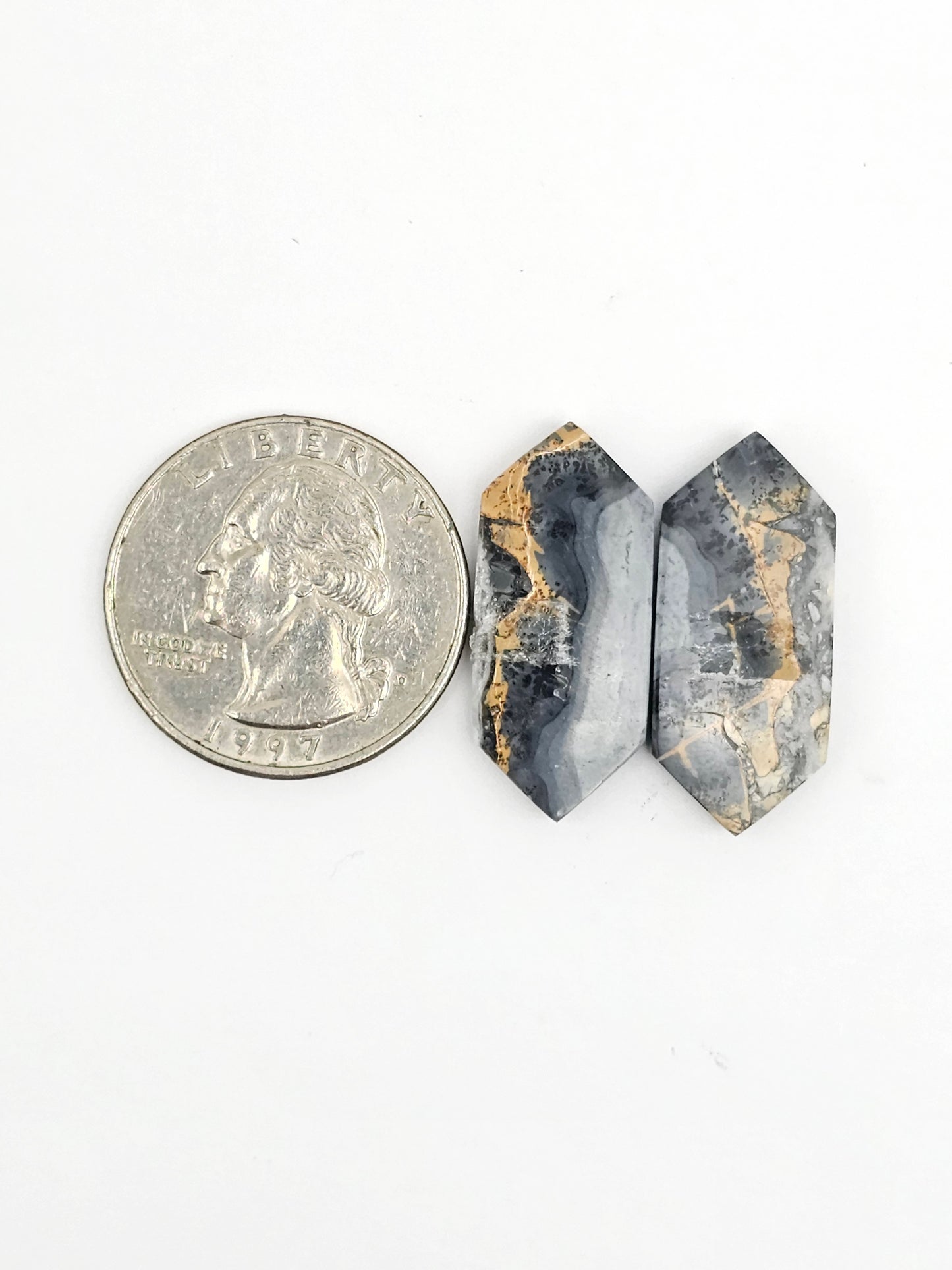 Maligano Jasper Cabochon Pair