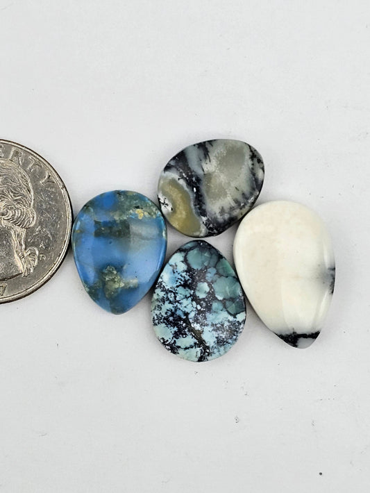 Dark moon variscite lot