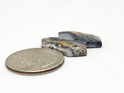 Maligano Jasper Cabochon Pair