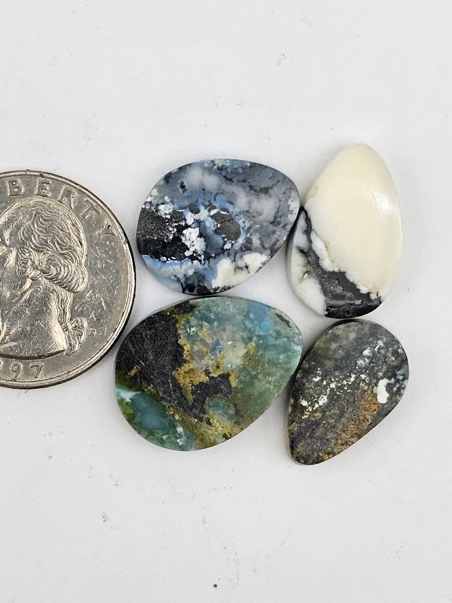 Dark moon variscite lot