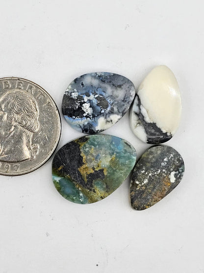 Dark moon variscite lot