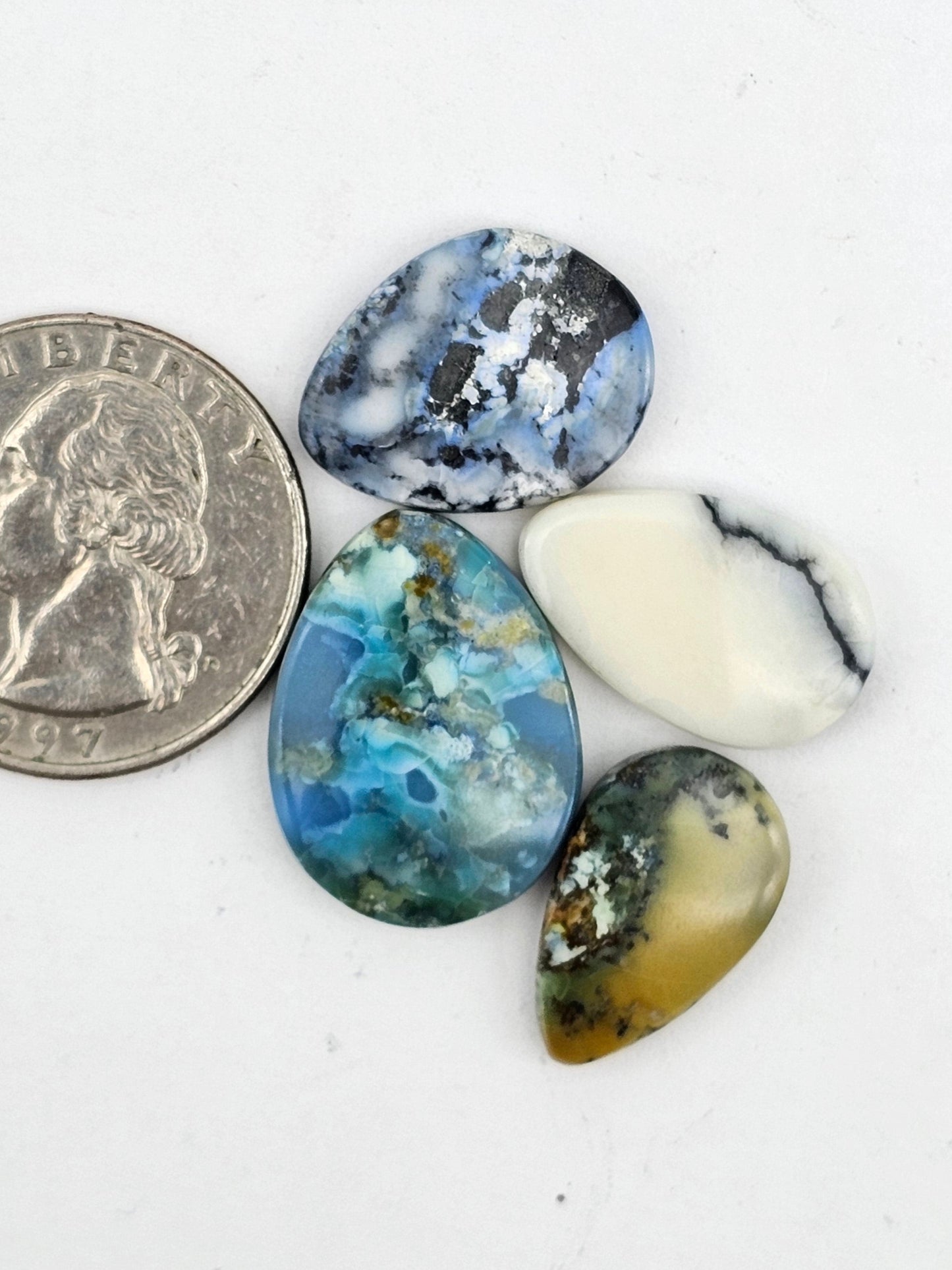 Dark moon variscite lot