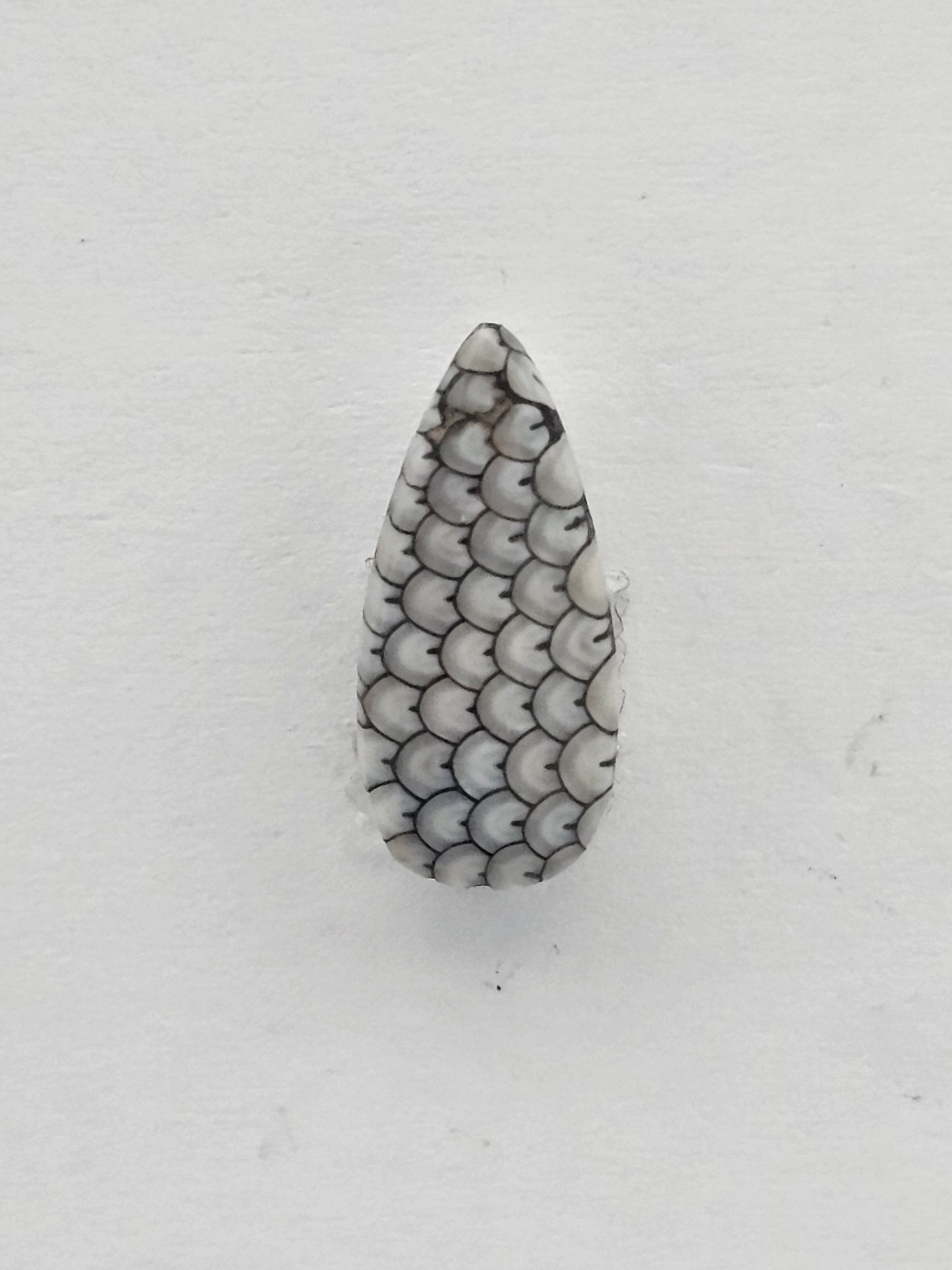 Snake skin agate cabochon