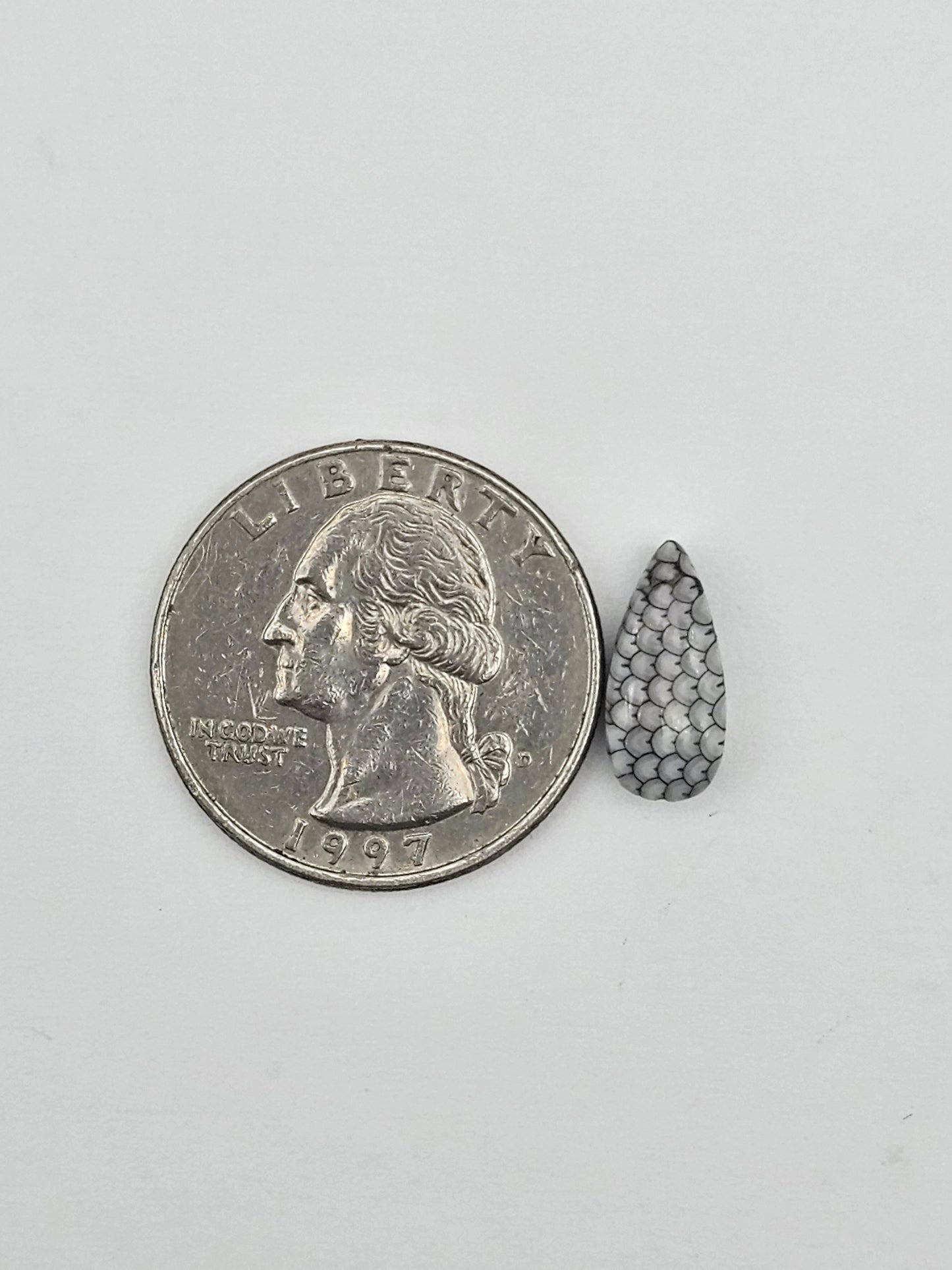 Snake skin agate cabochon