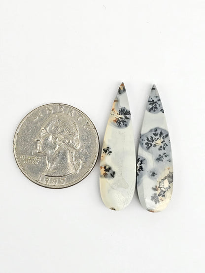 Maligano Jasper Cabochon Pair