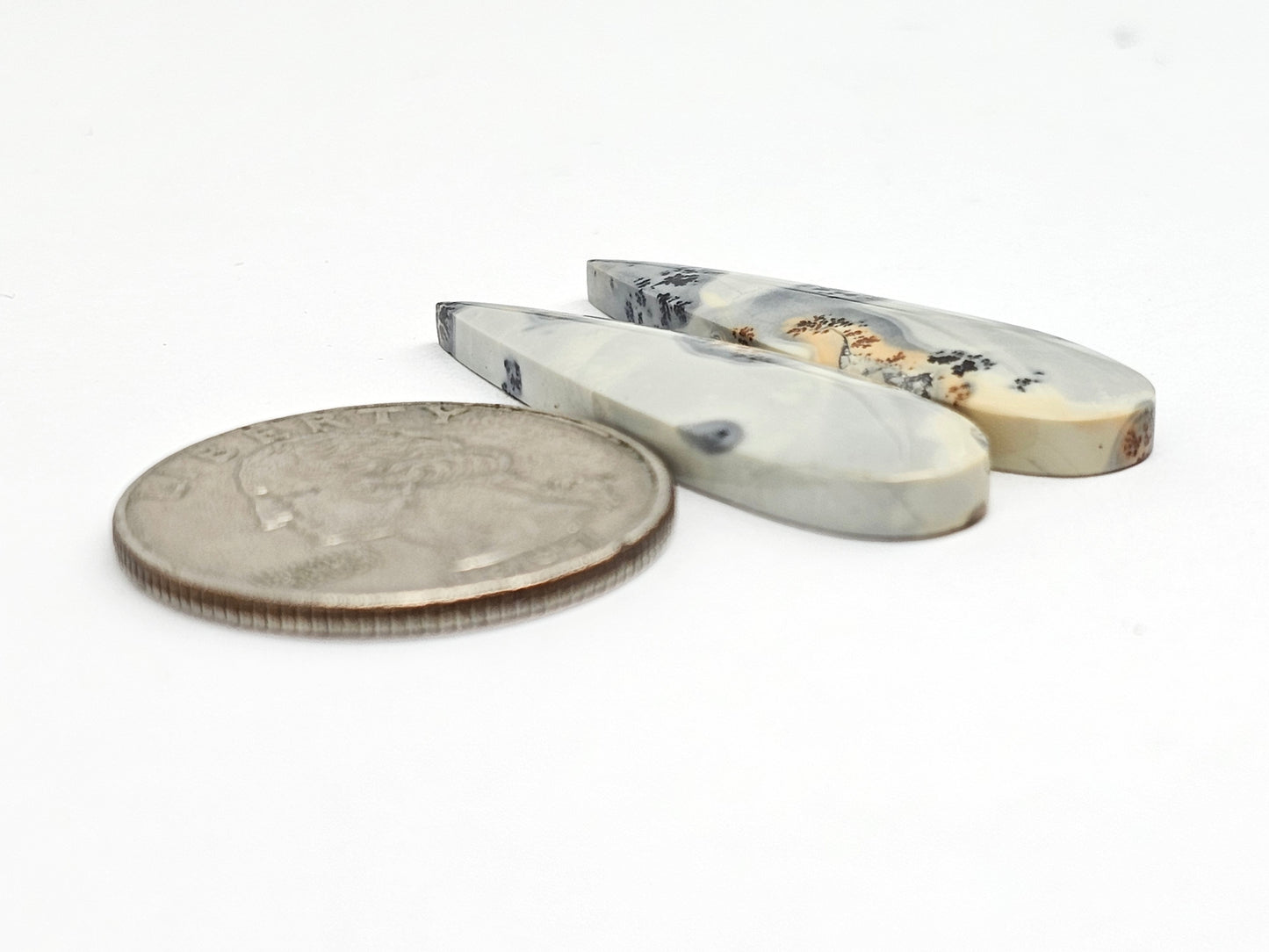 Maligano Jasper Cabochon Pair