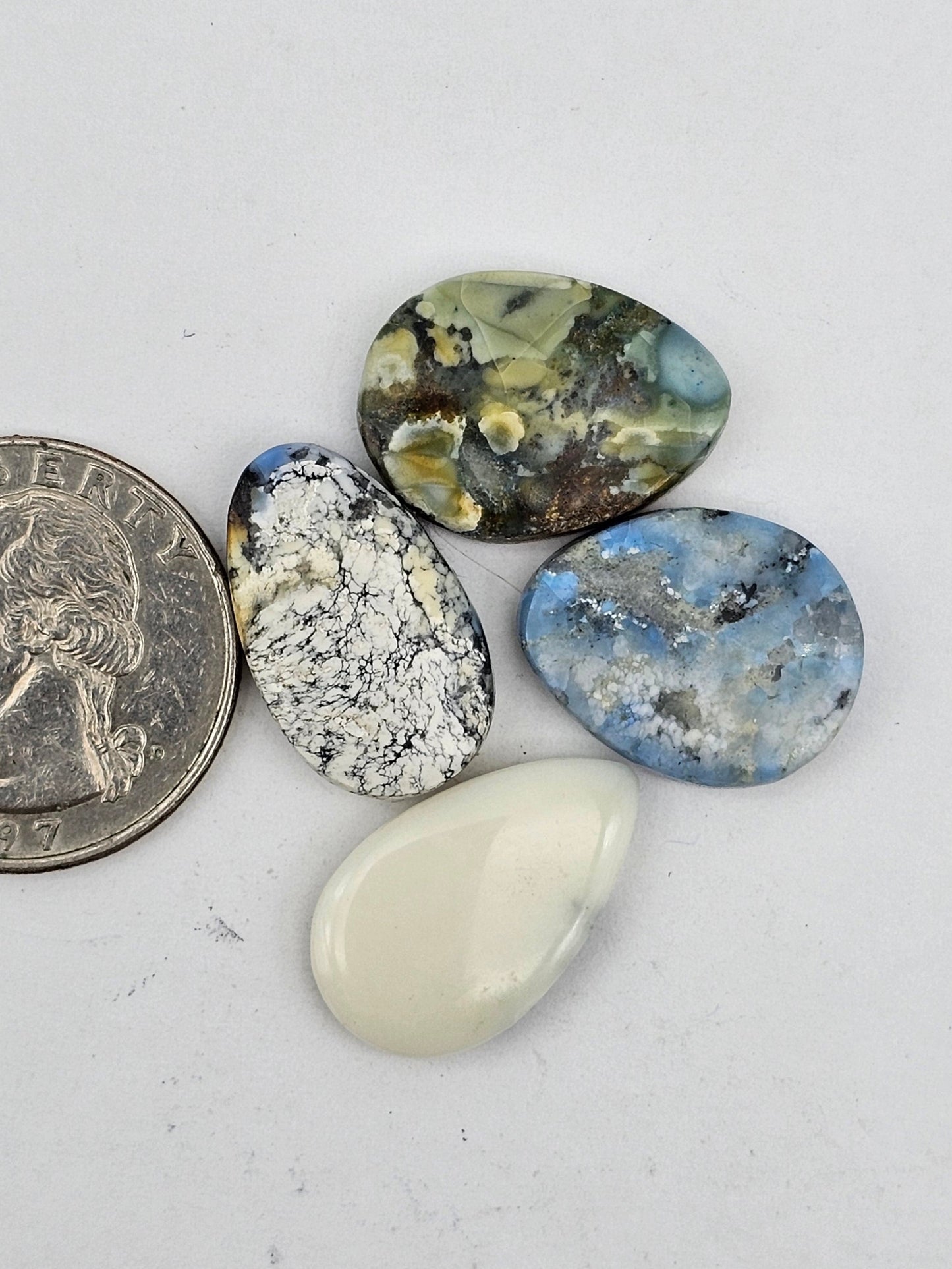 Dark moon variscite lot