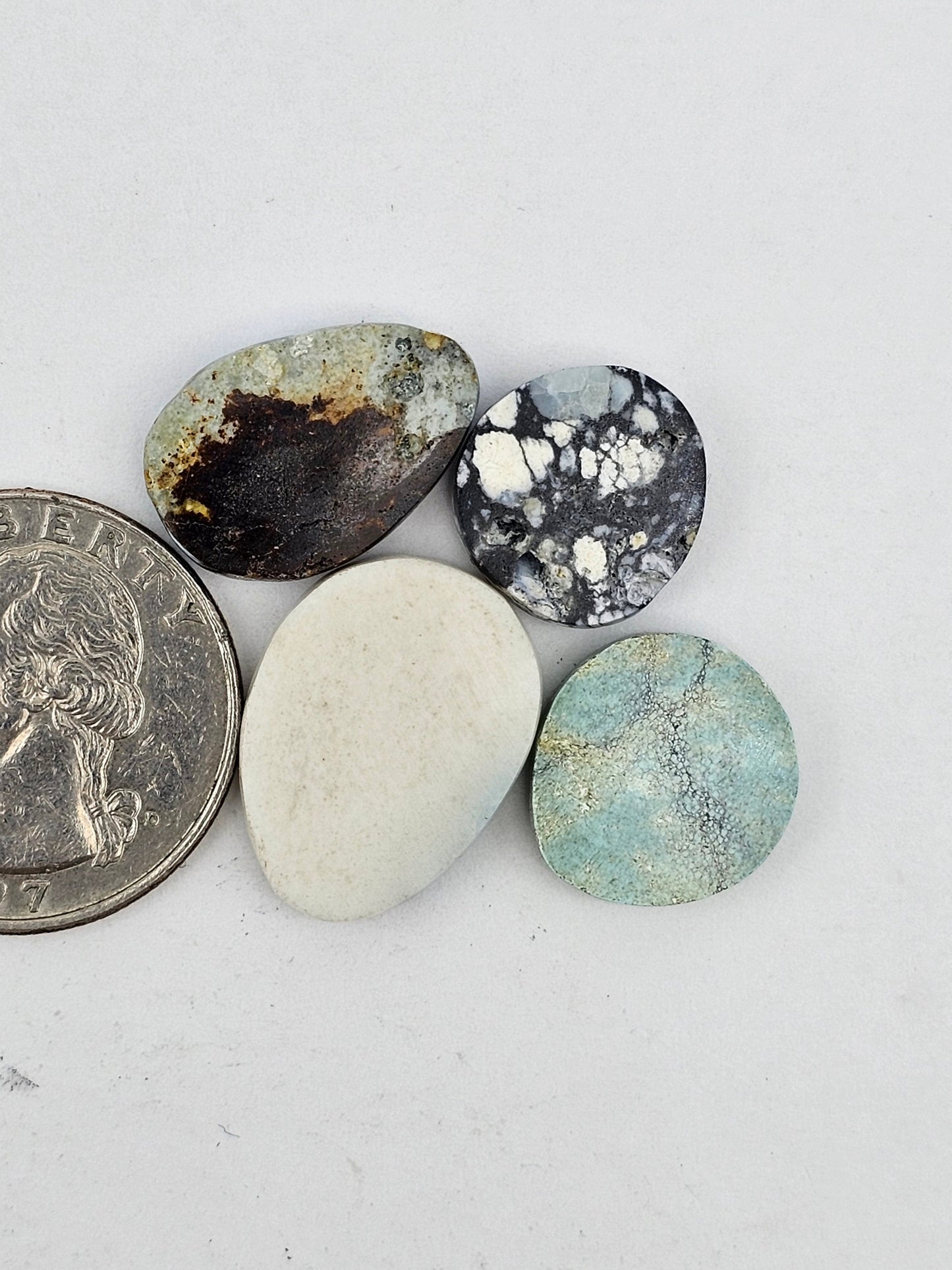 Dark moon variscite lot