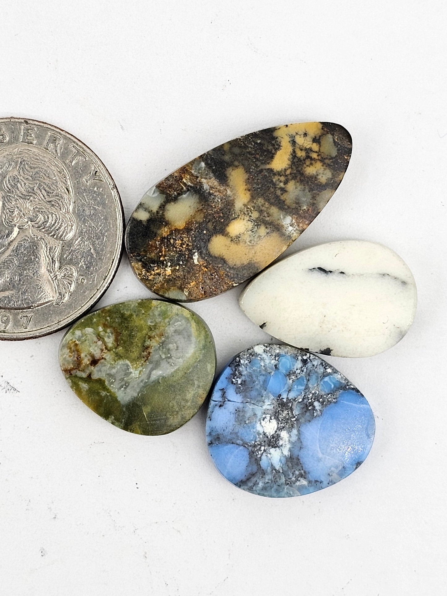 Dark moon variscite lot