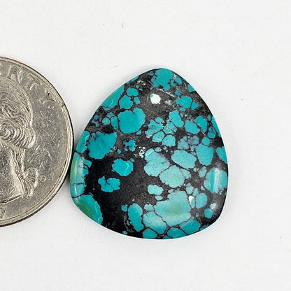 Cloud Mountain Turquoise Cabochon Large