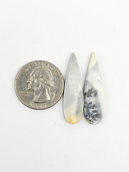 Maligano Jasper Cabochon Pair