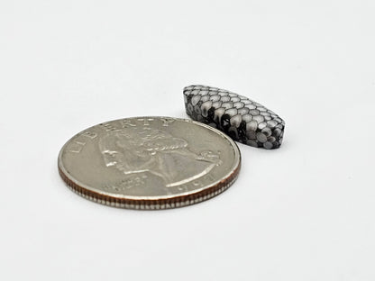 Snake skin agate cabochon