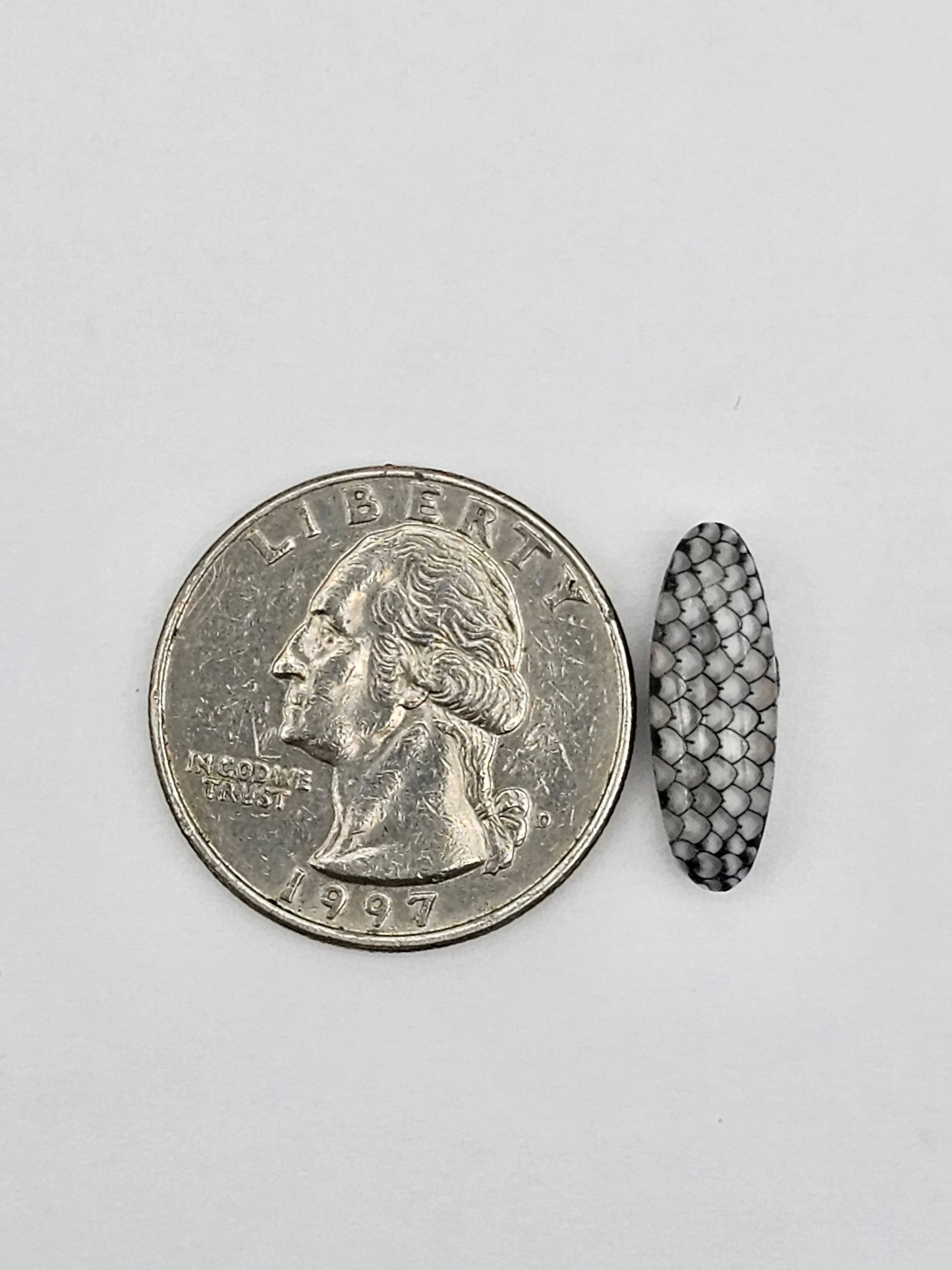 Snake skin agate cabochon