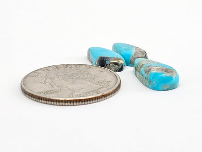 Mexican Turquoise Cabochon Set | Artisan Cut Gemstone
