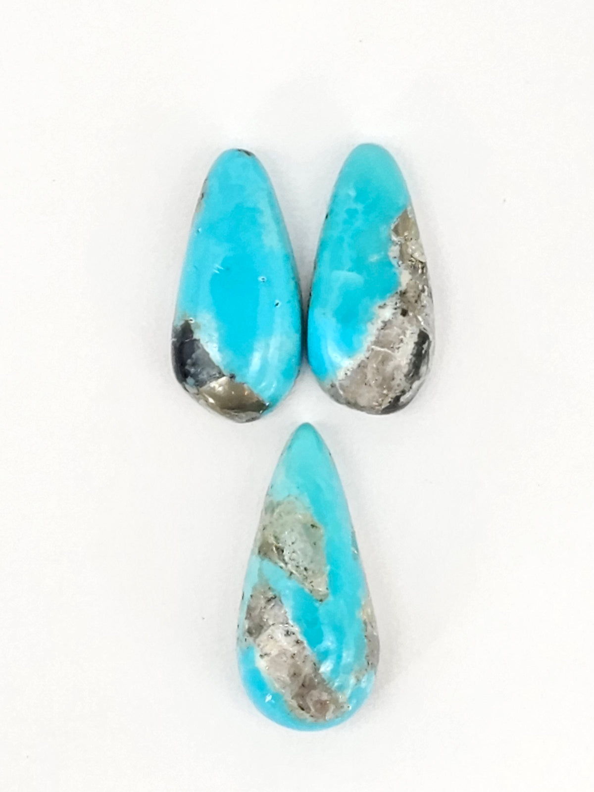 Mexican Turquoise Cabochon Set | Artisan Cut Gemstone