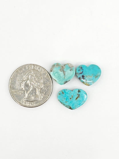 Mexican Turquoise Cabochon Set | Artisan Cut Gemstone
