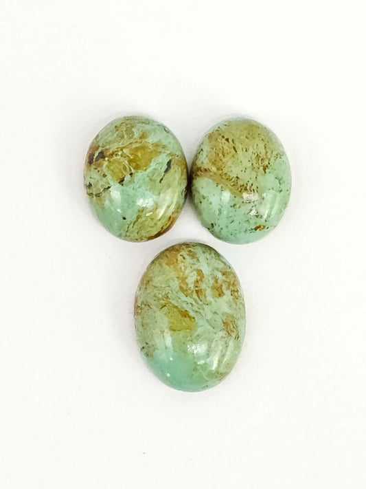 Mexican Turquoise Cabochon Set | Artisan Cut Gemstone