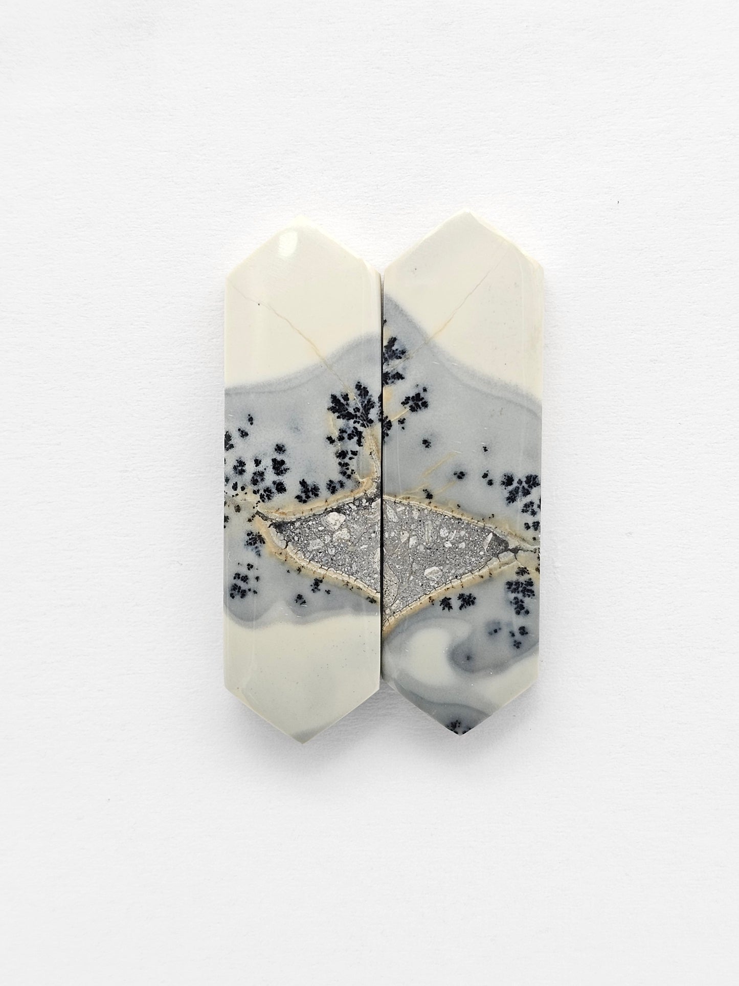 Maligano Jasper Cabochon Pair