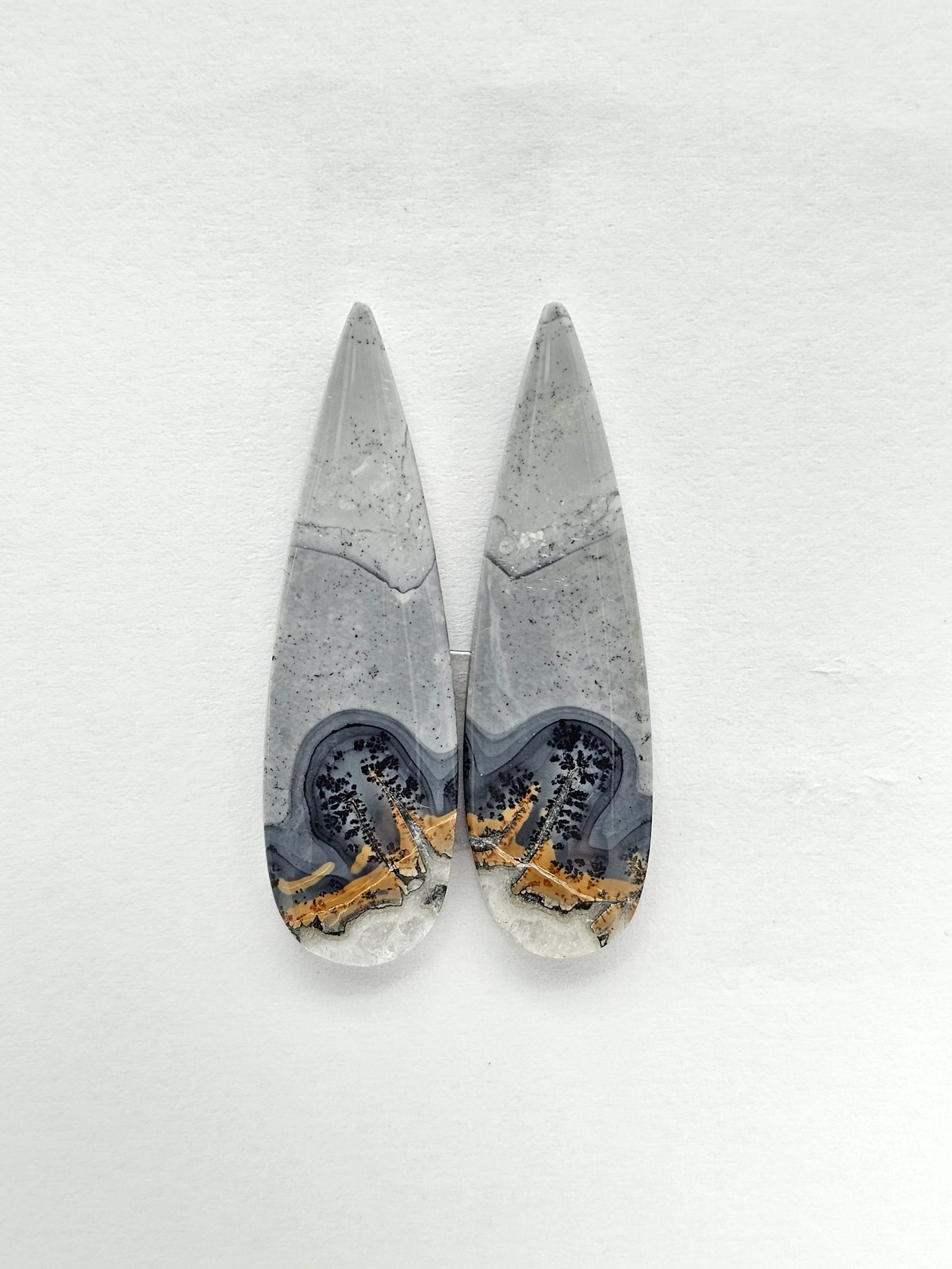 Maligano Jasper Cabochon Pair