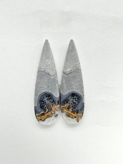 Maligano Jasper Cabochon Pair