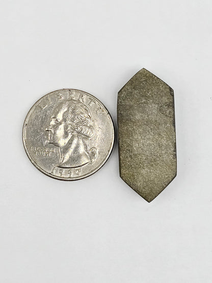 Golden Obsidian Long Diamond Cabochon