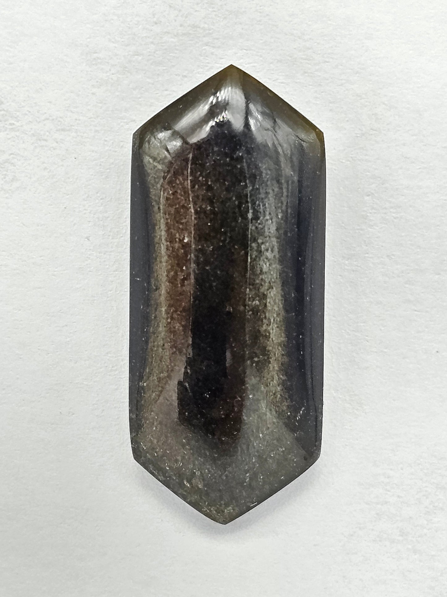 Golden Obsidian Long Diamond Cabochon