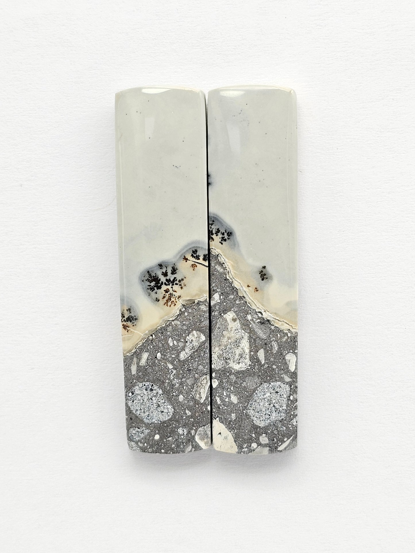 Maligano Jasper Cabochon Pair