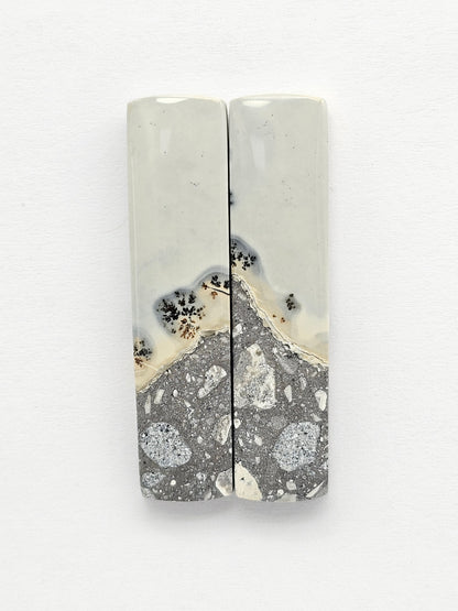 Maligano Jasper Cabochon Pair