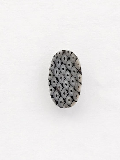 Snake skin agate cabochon