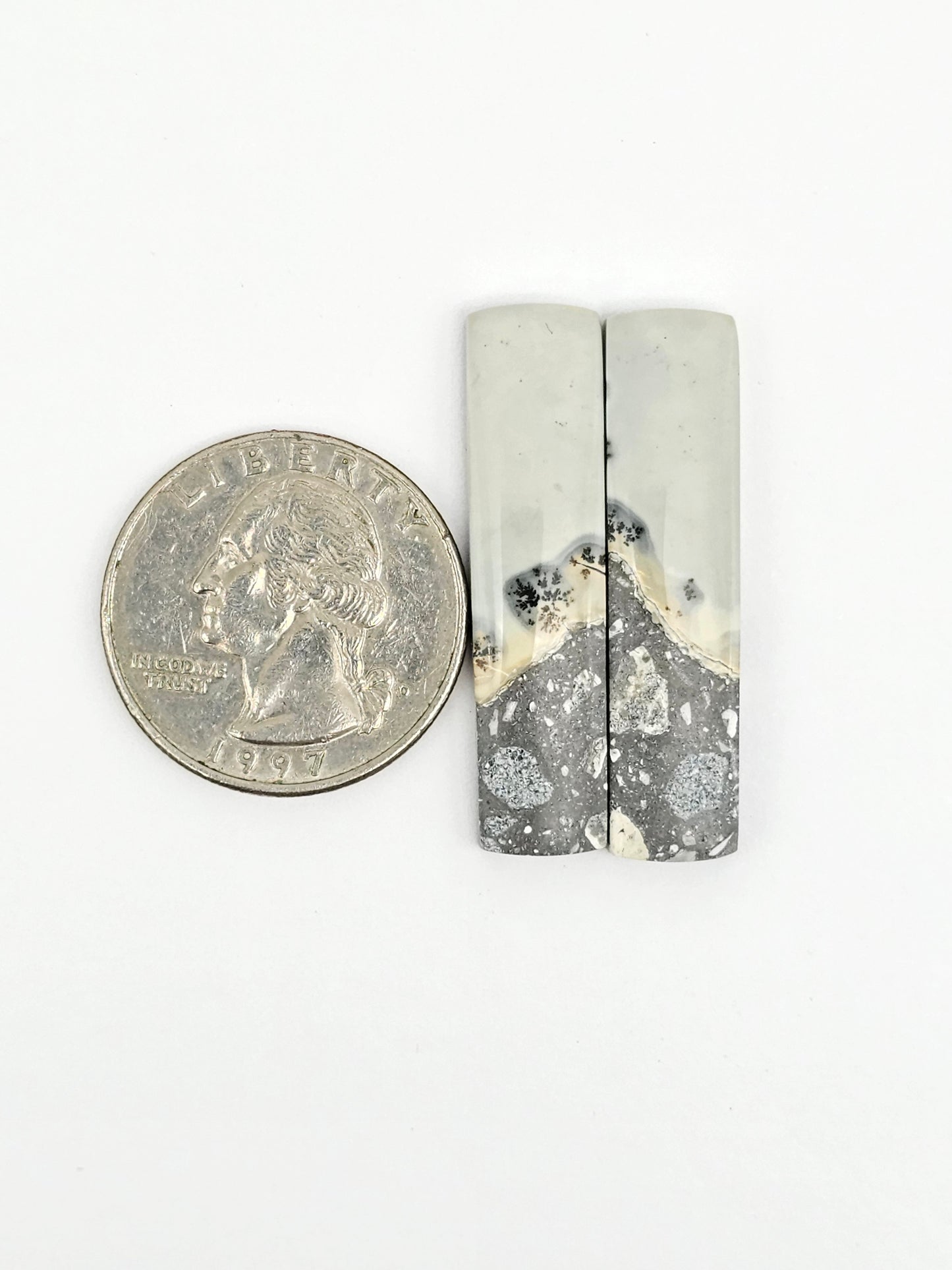 Maligano Jasper Cabochon Pair
