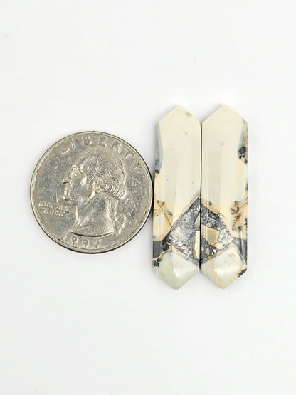 Maligano Jasper Cabochon Pair