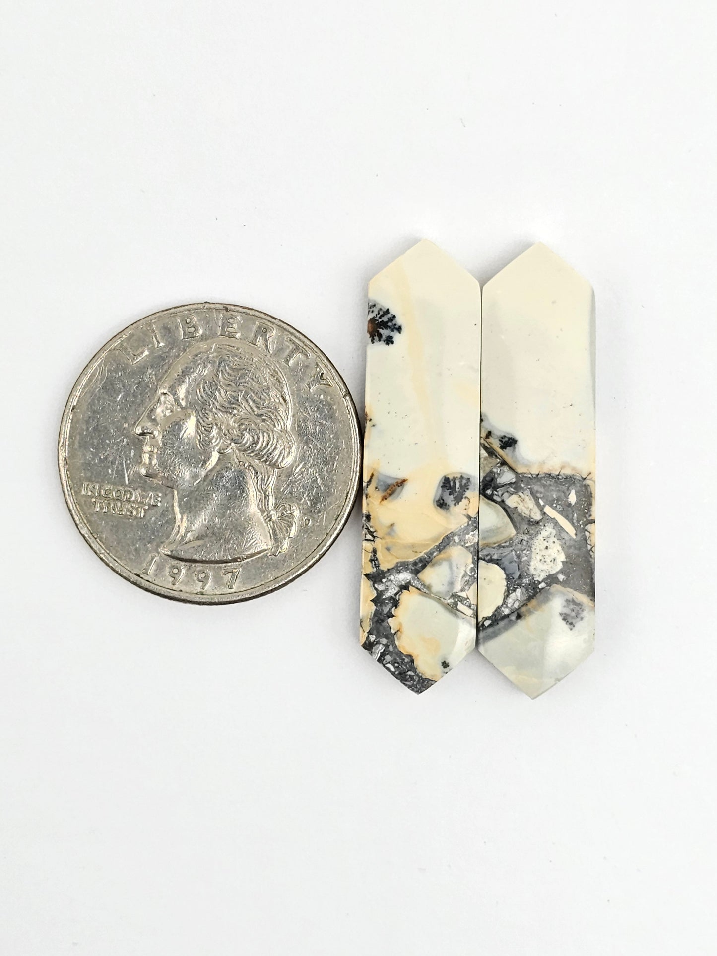 Maligano Jasper Cabochon Pair